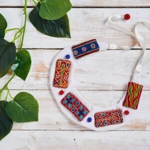 [ZOCU26] Kutchi Embroidery Choker