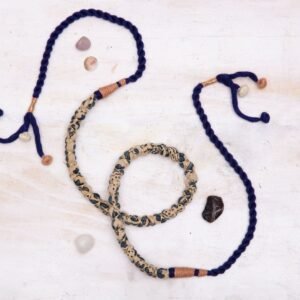 [ZOCU31] Hand block printed Ajrakh Head/Neck/Waist band