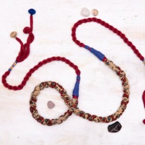 [ZOCU33] Hand block printed Ajrakh Head/Neck/Waist band