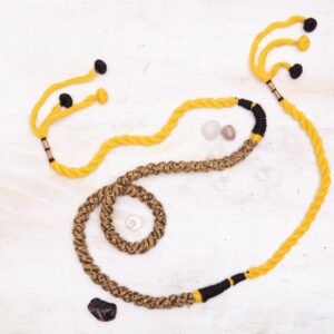 [ZOCU35] Hand block printed Ajrakh Head/Neck/Waist band