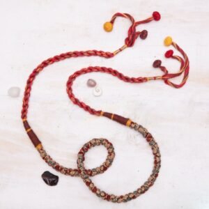 [ZOCU36] Hand block printed Ajrakh Head/Neck/Waist band