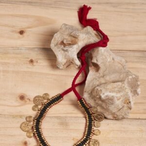 [ZODK171] Dhokra Motif Neckalce