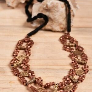 [ZODK182] Copper Statement Necklace