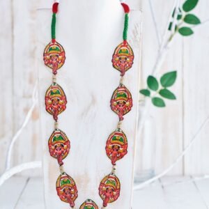 [ZOLP21] Bommalata Laal Ganesha Necklace