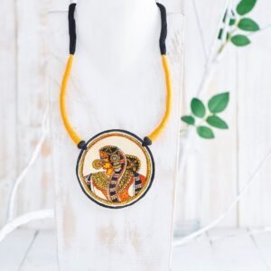 [ZOLP30] Bommalata Begum Tie Up Necklace