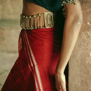 [ZOWX35] Dancing Girl Dhokra Belt